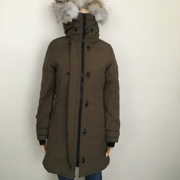 Canada Goose Loretta Military Green Women's Parka Size XS